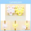 Adorable Plush Lucky Rabbit Keychain Cute Stuffed Toy Short Plush Bunny Doll