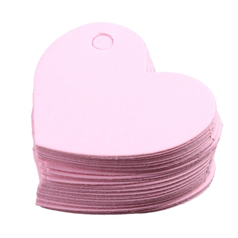 Blank Paper Card Tags with Hole for Bookmark Price Tag DIY Educational Card 50PC