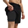 Summer Casual Sports Shorts with Quick Drying Inner Lining and Double-layer Woven Men's Shorts