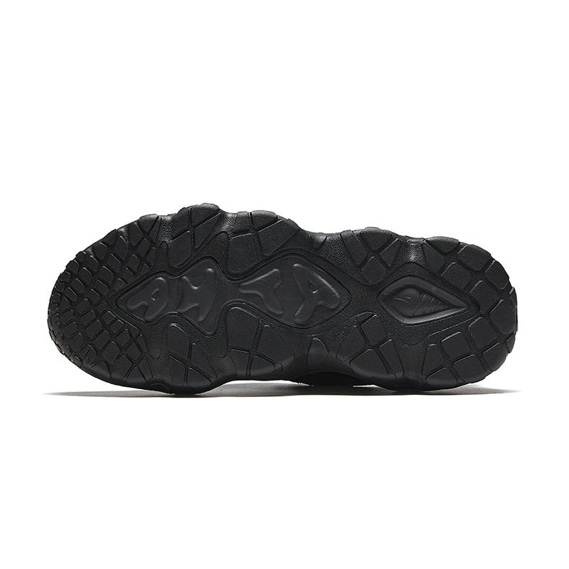 Anta Star Trail Splicing Design Non-Slip Wear-Resistant Low-Top Casual Shoes Men sneaker Black Silver 912448802-5
