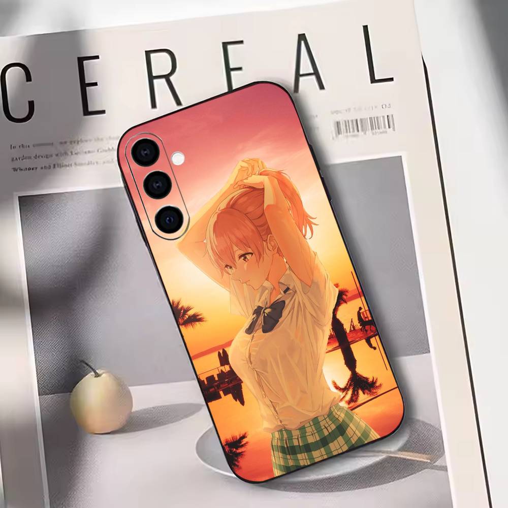 

A Silent Voice Shouko Nishimiya Phone Case Black Silicone Soft For Samsung Galaxy A73,A72,A71,A70,A53,A52,A51 Samsung a73 5g