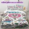 Cute animals surfing Pattern Bedding,Quilt Set Quilt Cover Pillowcase Home Birthday Gift (1*duvet cover+2*pillowcase,without core)