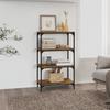 VidaXL Bookcase Smoked Oak 60x33x100 Cm Engineered Wood 819329