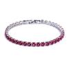 4.0 Zircon Full Diamond Tennis Bracelet - High-End Luxury Jewelry, Colorful & Elegant Design