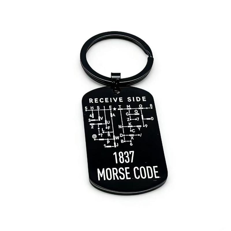 Lightweight Walkie-Talkie Keychain for CW Training Designed for Amateur Radio Hobbyists