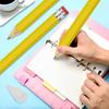 4 Pack Jumbo Wooden Pencils 13.5 Inch Funny Giant Novelty Pencils for Gag Gifts, School Props, Birthday Parties, Decorative Use & Art Projects, Home