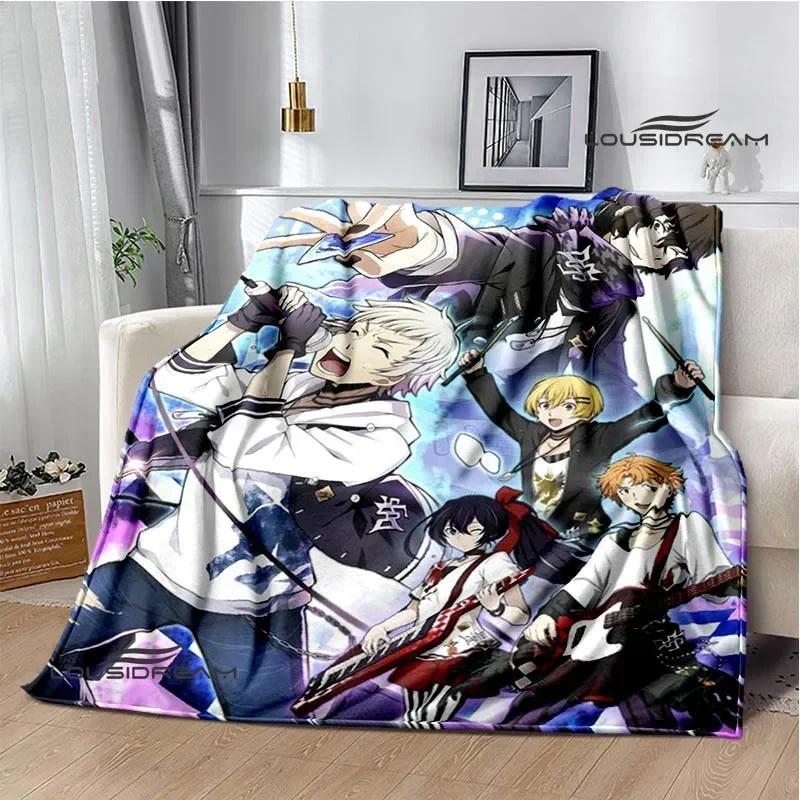 Cartoon Bungou Stray Dogs bedruckte Decken Picknickdecke Warme Flanelldecken Hausbettbezüge Decken für Betten Geburtstagsgeschenk