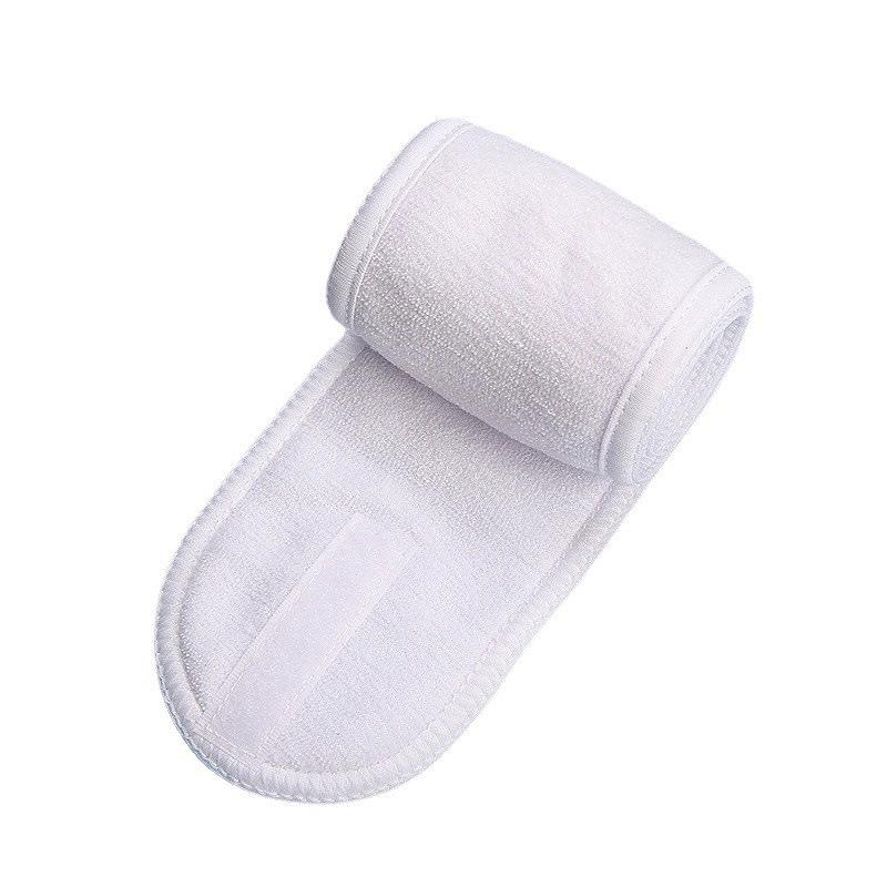 Bandeau SPA Européen & Américain à Velcro - Bandeau Anti-Transpiration et Respirant pour le Sport et le Post-Partum pour Femme, Accessoire Capillaire Tricoté