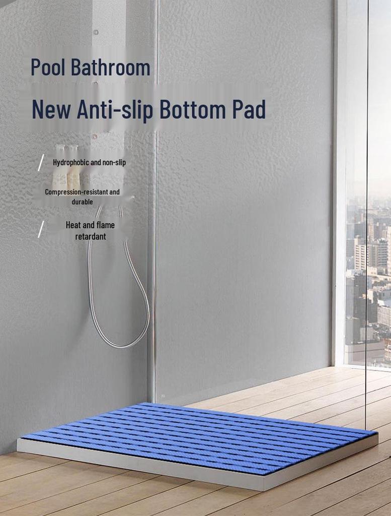Cross-Border Non-Slip Bathroom Mat for Toilet, Shower, and Bathtub
