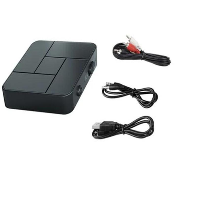 2 IN 1 Bluetooth5.0 Receiver and Transmitter Wireless Bluetooth Adapter Audio Music Receiver Adapter With 3.5MM AUX For Home TV MP3 PC