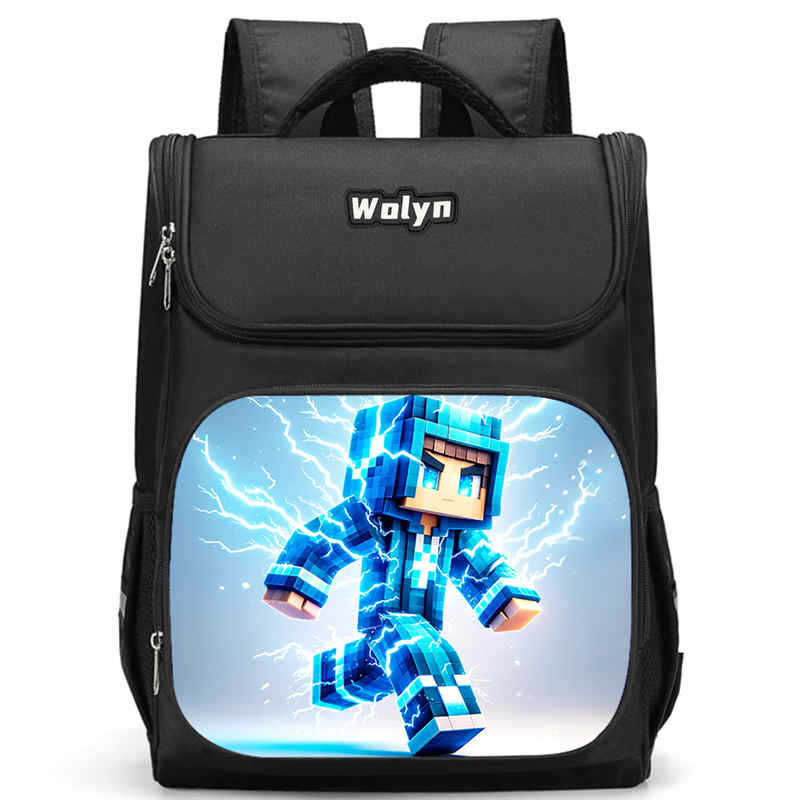Minecraft Schoolbag Multi-Functional High-Value Spine Protection To Reduce The Burden, A Must-Have Comfortable Backpack For Students