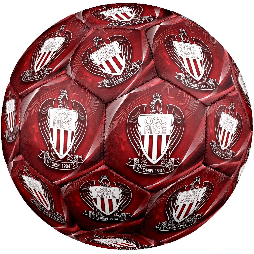 Pallone da Calcio OGC Nice FC Taglia 5 Standard Durevole per Allenamento e Partita Sport all'Aperto per Adulti