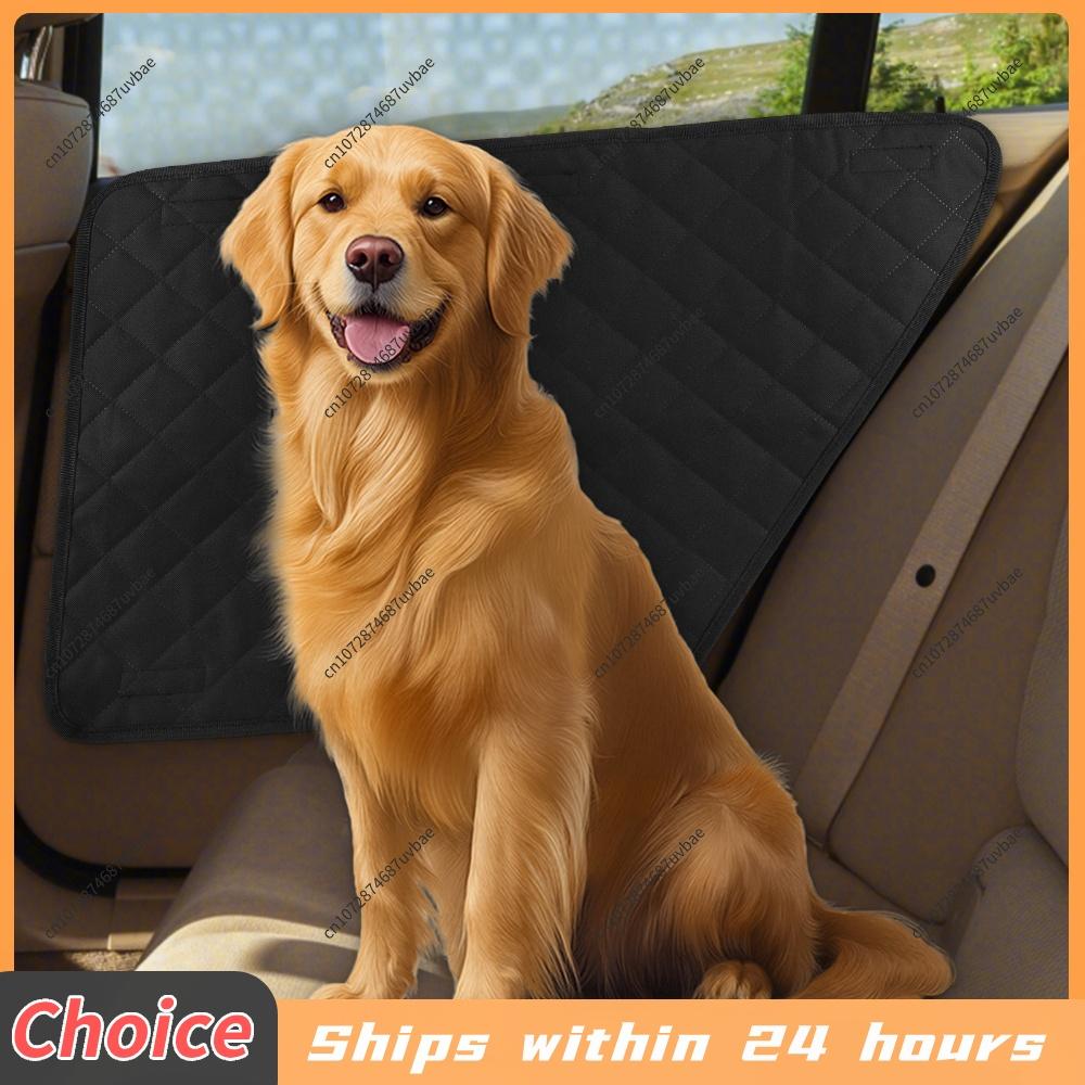 2Pcs Waterproof Anti-Scratch Car Interior Cover Dog Vehicle Door Protector Washable Car Door Protect Mats for Vehicle Door Guard