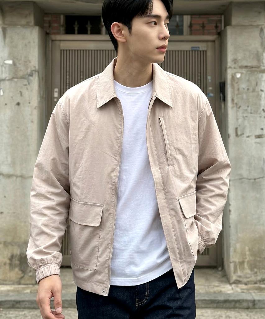 Underoff Lightweight Colored Windbreaker Light Beige