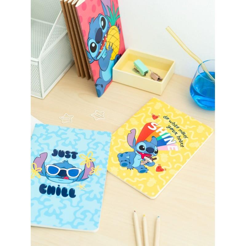 Disney Stitch - A4 Elasticated Binder + 30 Clear Sheets
