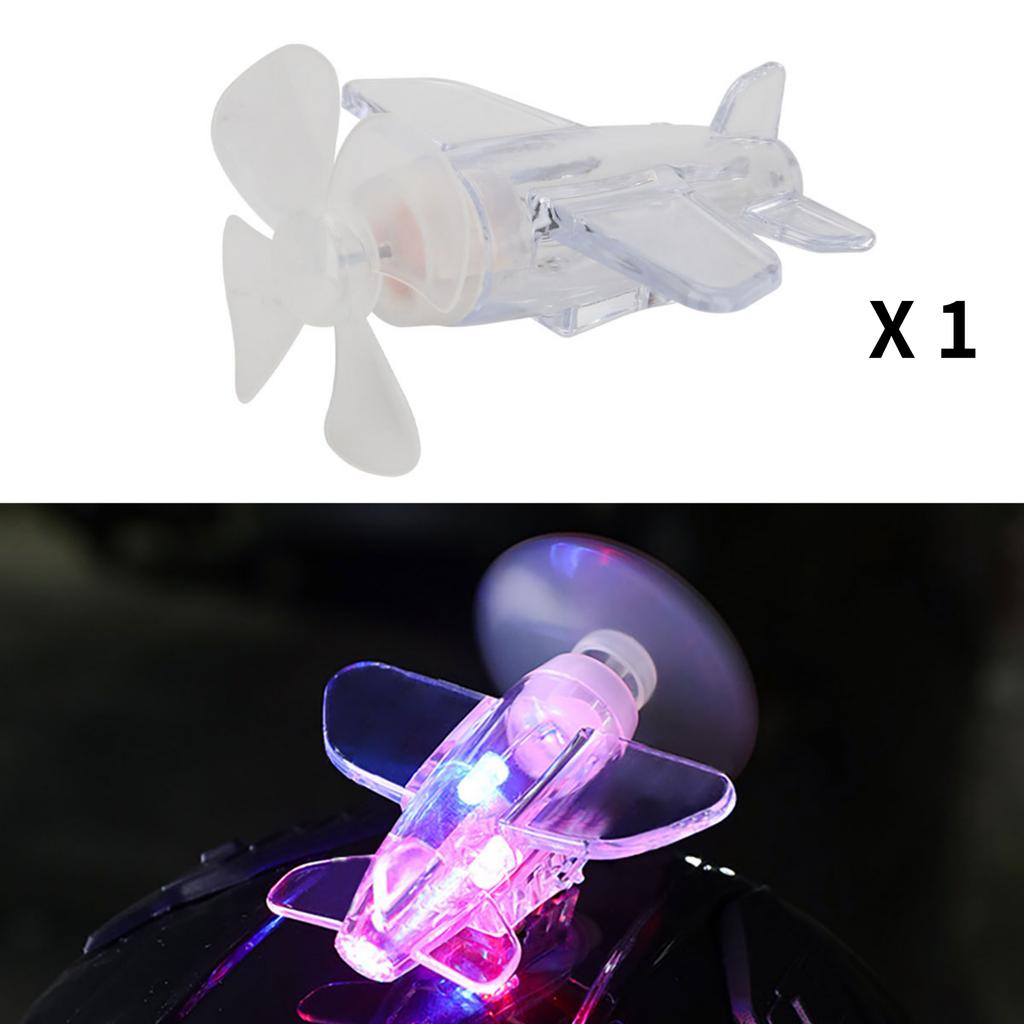 Neues Windkraft-LED-Licht, sicherer Fahralarm-Effekt, Autodekoration, Ornament mit spurlos klebendem kleinem Flugzeug