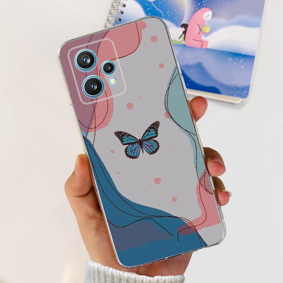 For OPPO Realme 9 Pro Plus 5G Case RMX3392 Fashion Butterfly Silicone Soft Cover For Realme 9 Pro+ Case Realme9 Shockproof Funda