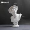 David Head Bust: Plaster Sculpture for Art Students & Teaching Aids
