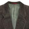 Durban Herringbone tailored jacket 94AB4 Gray Velor Men's Used