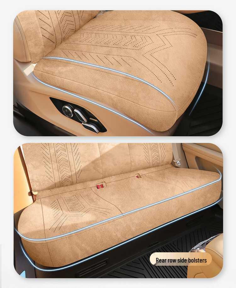 Wenjie M9 Wildleder Sitzkissen: Ganzjahres-, Atmungsaktive, Perforierte Abdeckungen