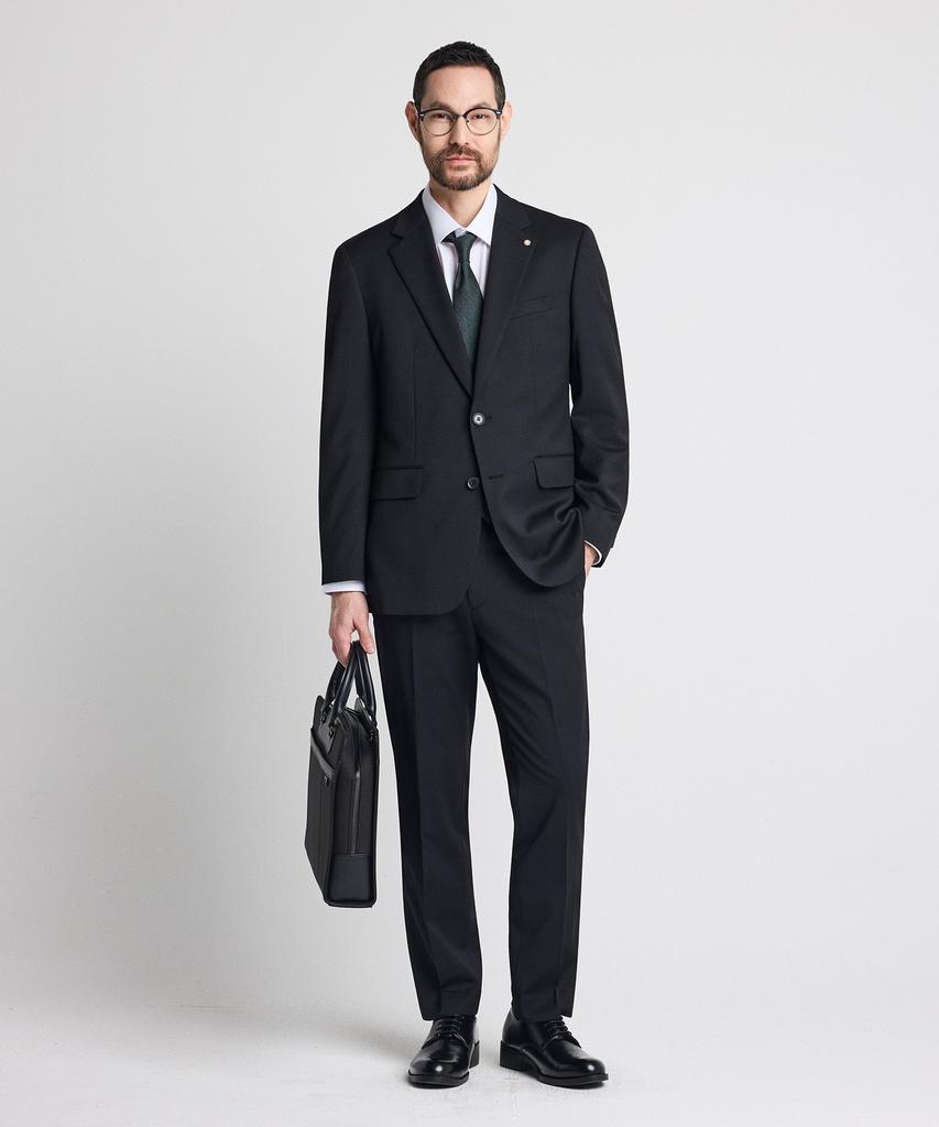STCO Wool Four-Way Stretch Essential Formal Pants_Black (Classic Fit)_Ssluz61Csb
