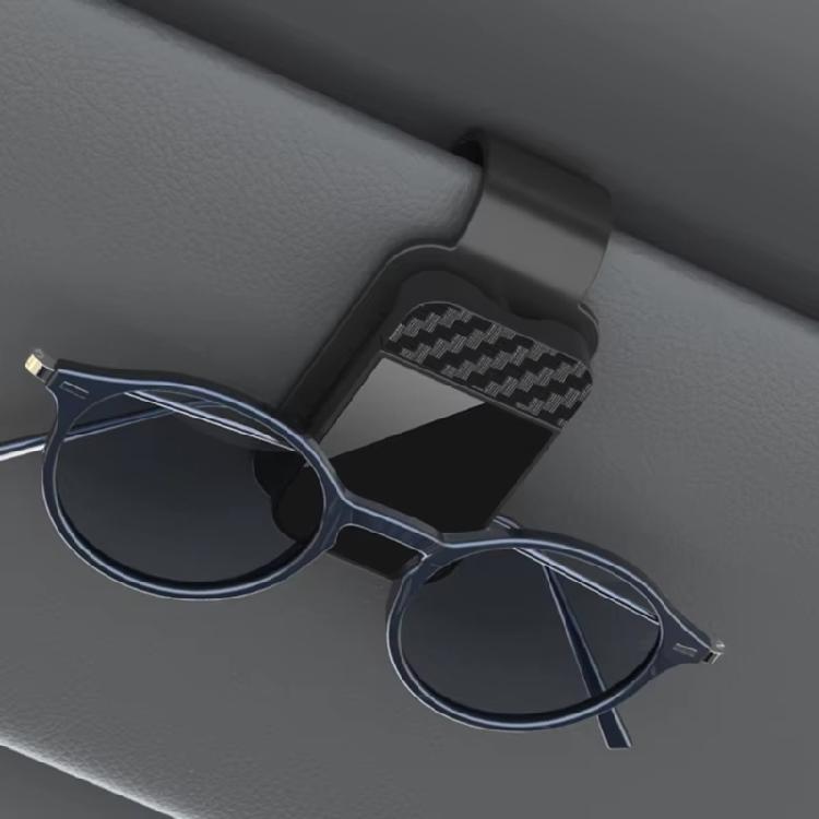 ABS Materials Car Sunglasses Holder With Soft Padding Multipurpose Organizers for Glasses Tickets Quick Installation