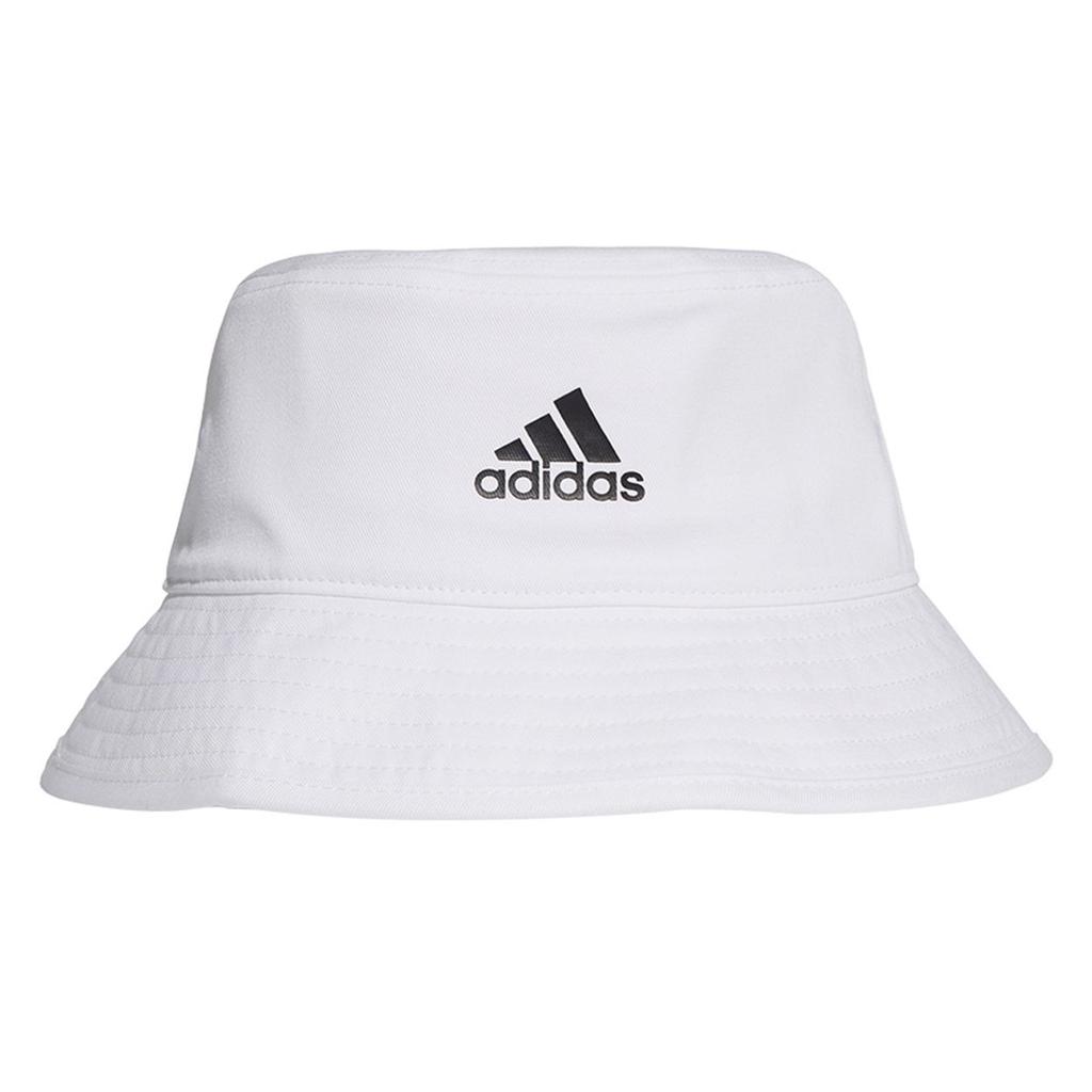 Adidas Logo Print Fisherman Hat Unisex Hats White H36811