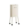 High-Legged Kitchen Trash Can with Wheels - Large Capacity, Narrow Gap, with Lid