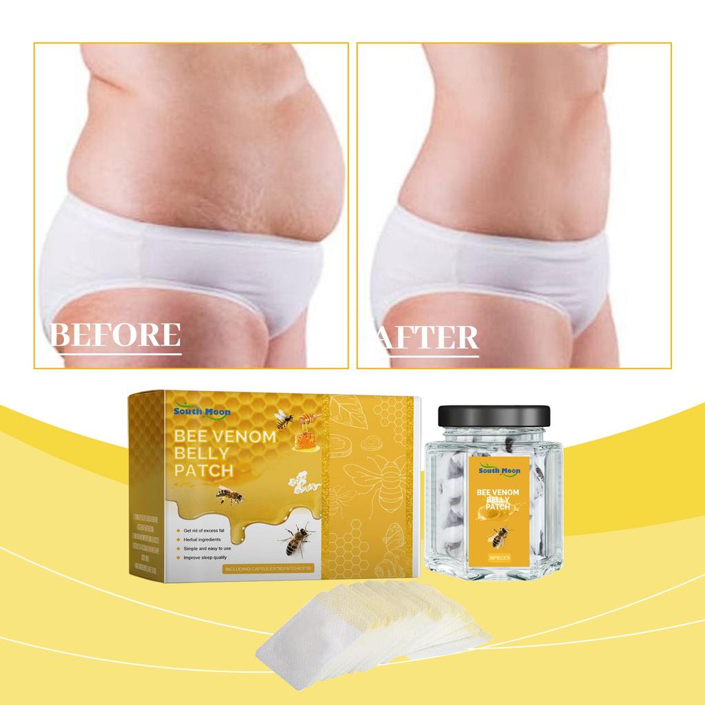 South Moon Bee Venom Body Patch Slimming Belly Button Patch Tummy Trimming Body Curve Body Firming Skin
