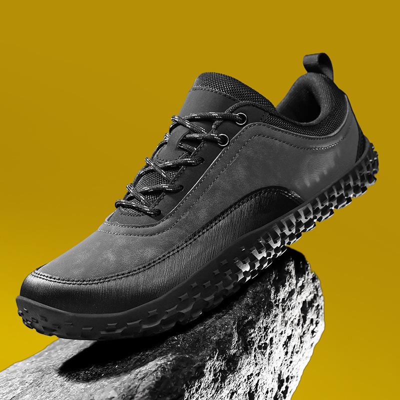 Large size wide foot shoes non-slip outdoor hiking shoes sports shoes barefoot big head shoes