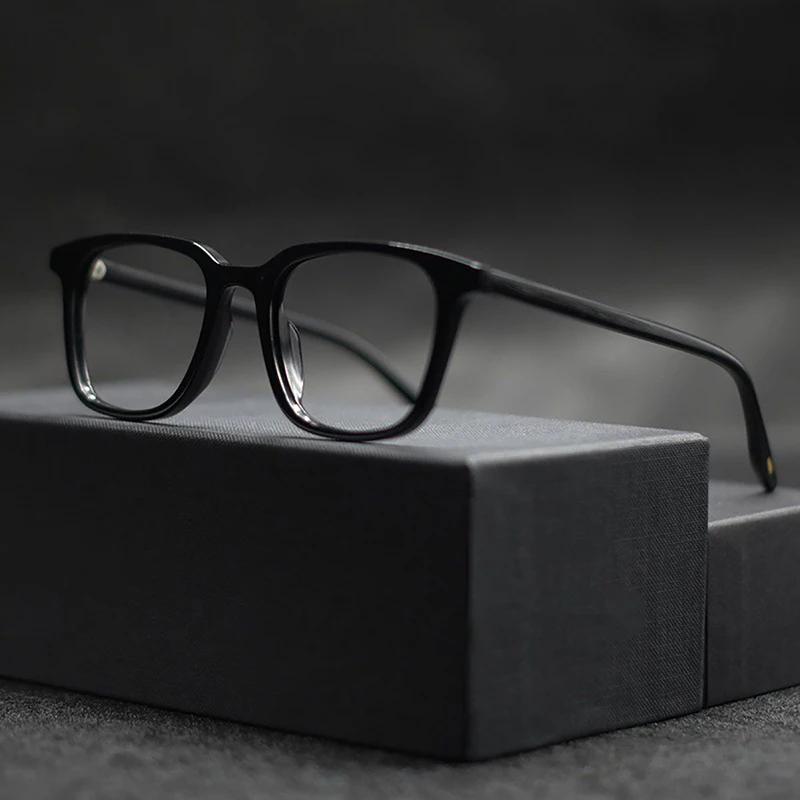 Fashion Vintage Frosted Square Optical Glasses Man Simple Trendy Unisex Eyeglasses for Women Men Literary Retro Matte Eyewear
