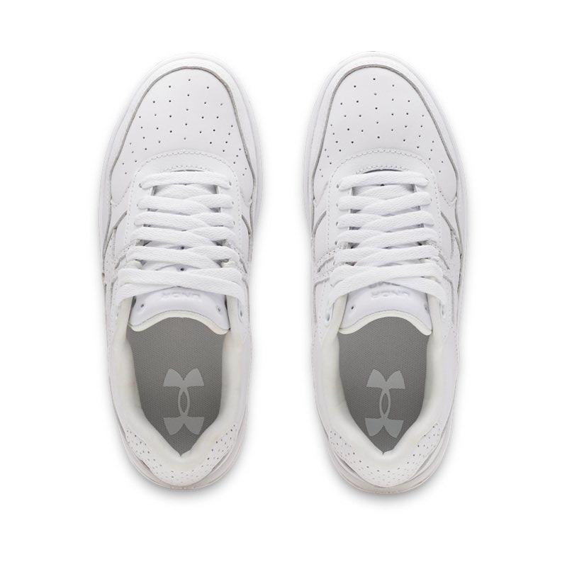 Under Armour UA Court 96 Sport Versatile Fashion Durable Low-Top Lifestyle Shoes Women Sneaker White 6011310-100
