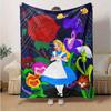 1pc, Enchanted Garden Adventure Blanket - Perfect for All Seasons, Home Decor, Cozy Throw, Soft Flannel Throw Blanket - Versatile & Cozy for