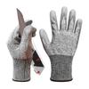 Level 5 Cut-Resistant PU Coated Industrial Gloves - Non-Slip, Wear-Resistant, Cut-Proof Safety Gear