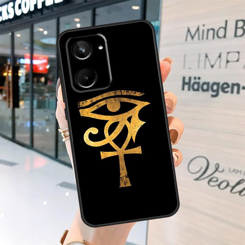 Egyptian Eye of Horus Art Case For Realme 15 Pro 12 11 13 14 Pro Plus GT6 GT7 C55 C51 C53 C25 C63 C61 C65 C67 C71 C75