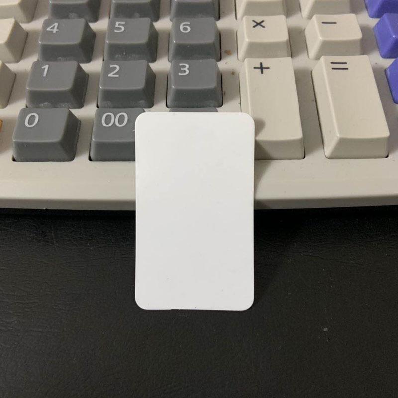 Waterproof Erasable Plastic Blank Card for Handwritten Messages and Identification