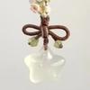 Flower Pendant Sweet and Cute Mobile Bag Pendant New Chinese Style Ice Transparent Star