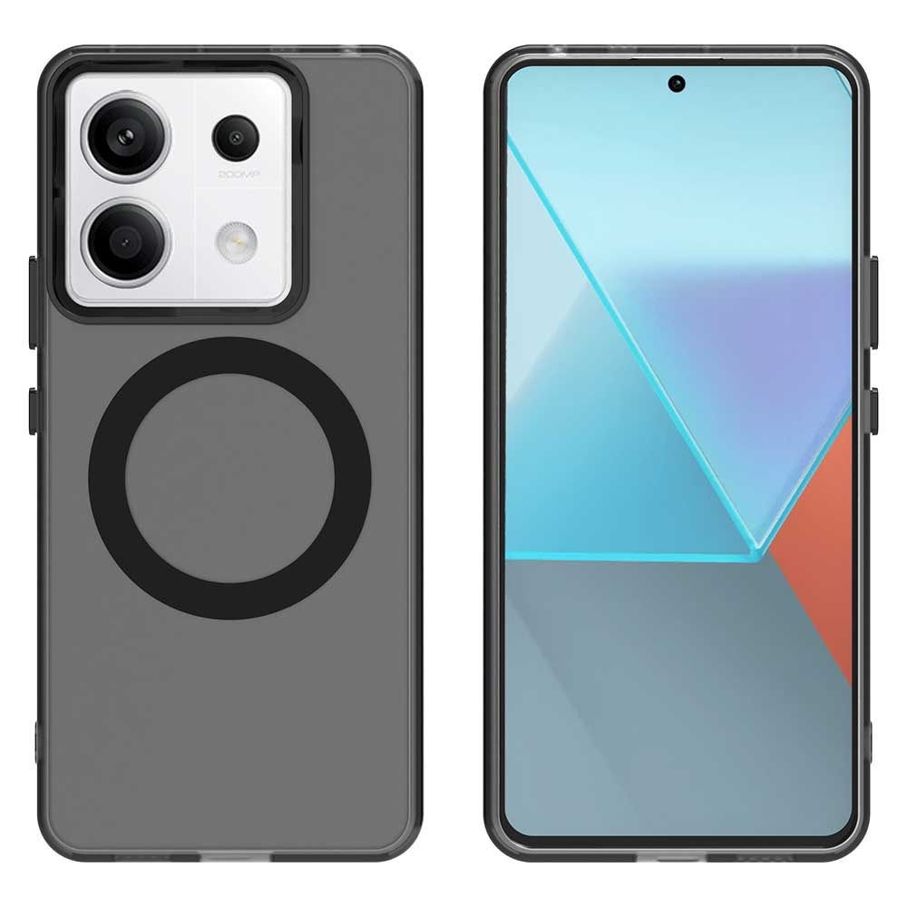 Magsafe Matte Phone Case For Xiaomi Redmi Note 13 13 Pro 13 Pro+ 5G/4G 13R Pro Magnetic Wireless Charging Shockproof Back Cover