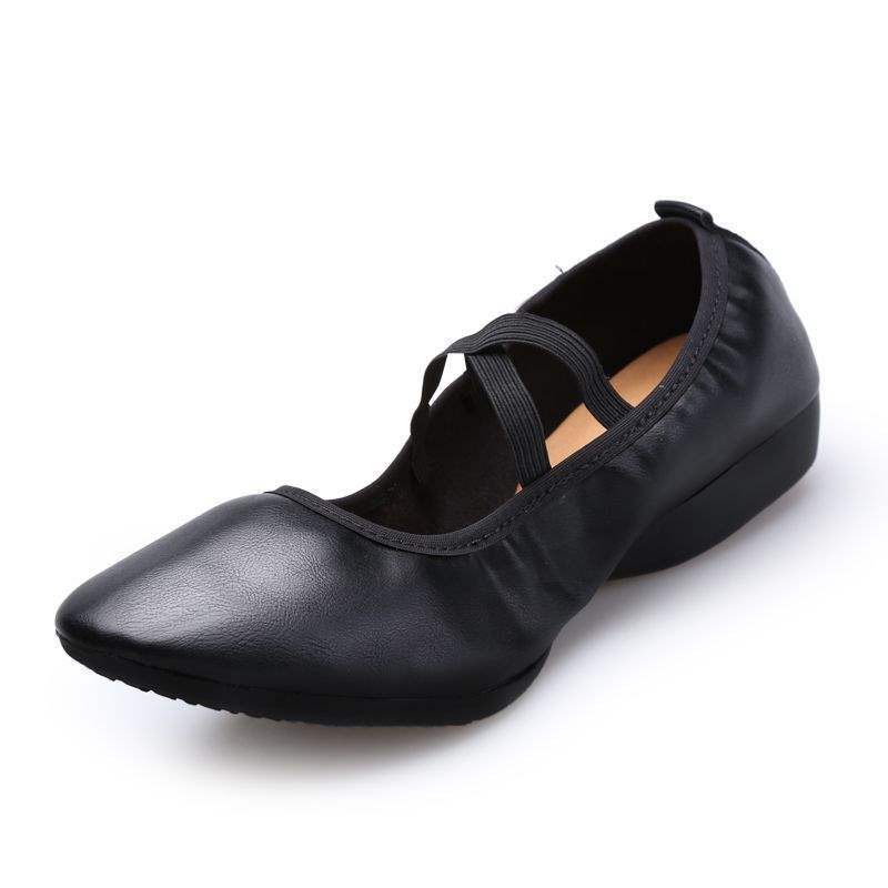 Dance Shoes Women's Soft Sole Adult Square Dance Women's Shoes Four Seasons Middle Heel Shoes Performance Latin Dance Shoes Performance Dance Shoes
