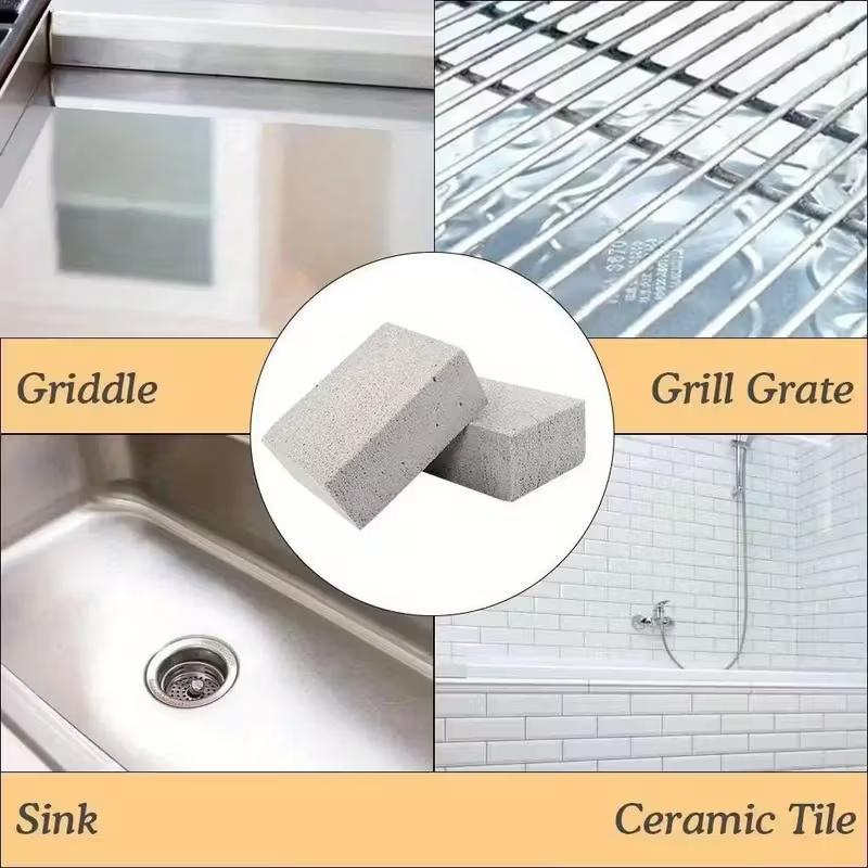 1PC Barbecue Grill Cleaning Brick Grill Foam Glass Cleaning Stone Pumice Stone Brick Grill Outdoor Kitchen Grill Tools