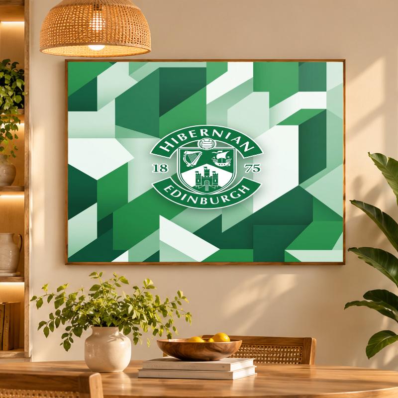 5D Diamond Painting Hibernian FC DIY Full Drill Diamond Art Kit Home Decoration