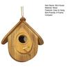 Ahşap Askılı Kuş Evi El Yapımı Bir Çerçeve Kuş Evi Açık Hava Bahçe Dekoru Çalıkuşları Chickadees Sinek Kuşları için Kuş Evi