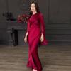 2024 Summer Elegant European & American Women's Mesh Splicing Long Dress