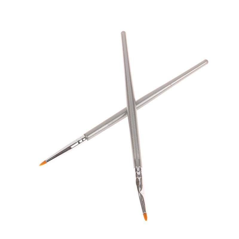 Fine Angled Eyeliner Brushes, Precision Gel Eye Liner Brush,Synthetic Bristles Eye Makeup Tool,Ultra Thin Slanted Flat Angle For