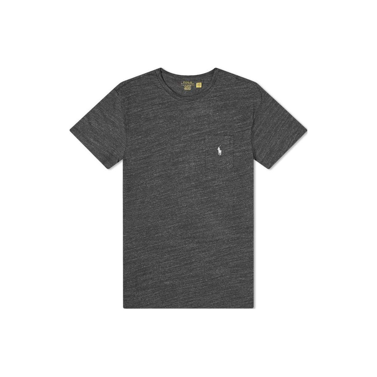 

Polo Ralph Lauren Логотип Круглый вырез Прямой крой Футболка с коротким рукавом Мужской Топы Серый 710704248-108 M