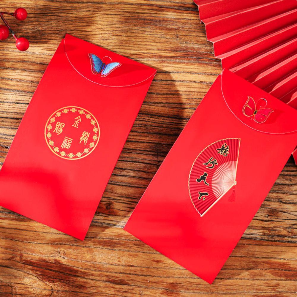 Pull-out Design Spring Festive Red Envelope Three-dimensional Chinese New Year Red Packet  2025