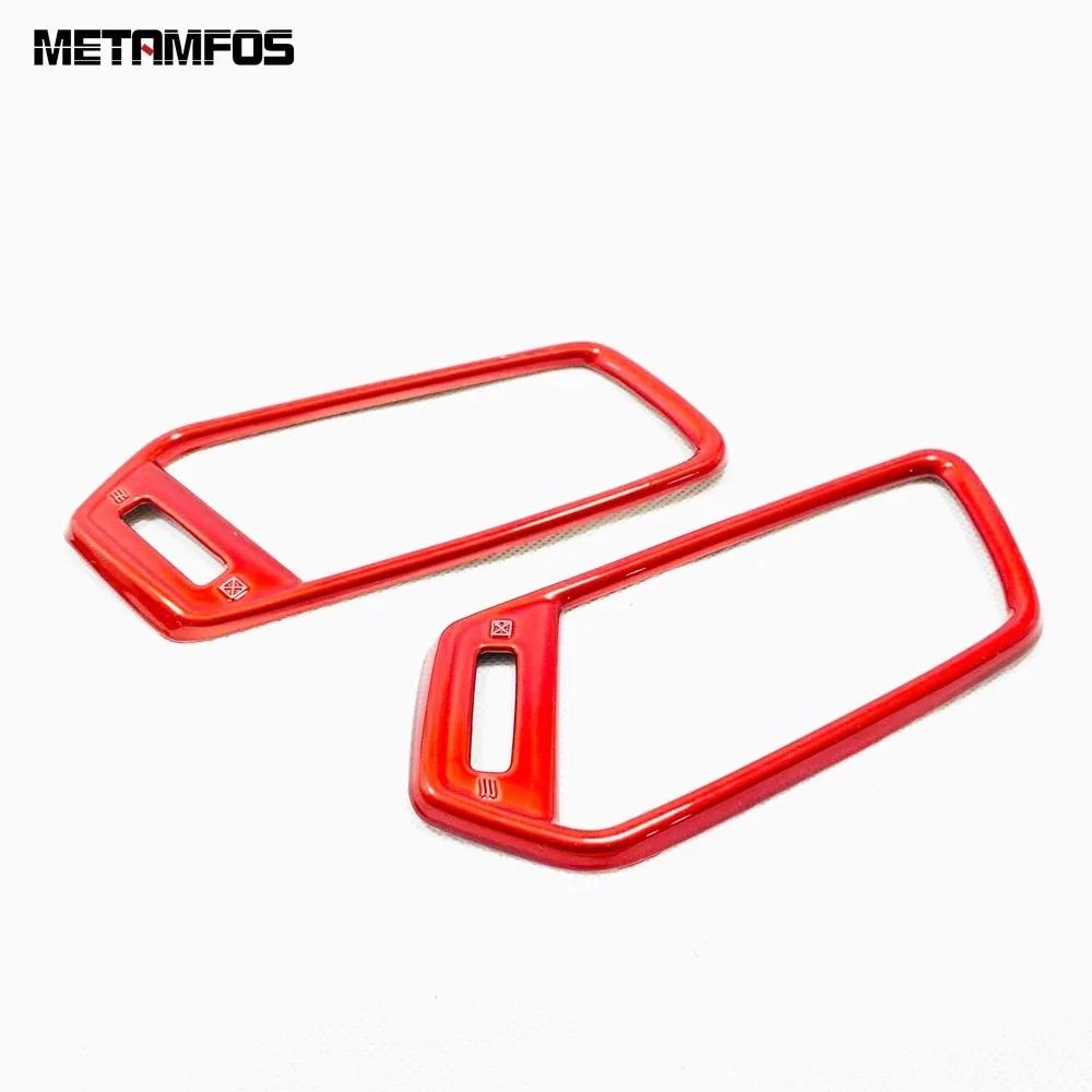 Front Air Condition Vent Outlet Cover Molding Trim For Honda Accord 2018     Carbon Fiber Interior Accessories