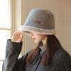New Autumn and Winter Plush Fisherman Hat for Women Fashion Versatile Warm Basin Hat Showing Face Small Bucket Hat Temperament Bristle Hat