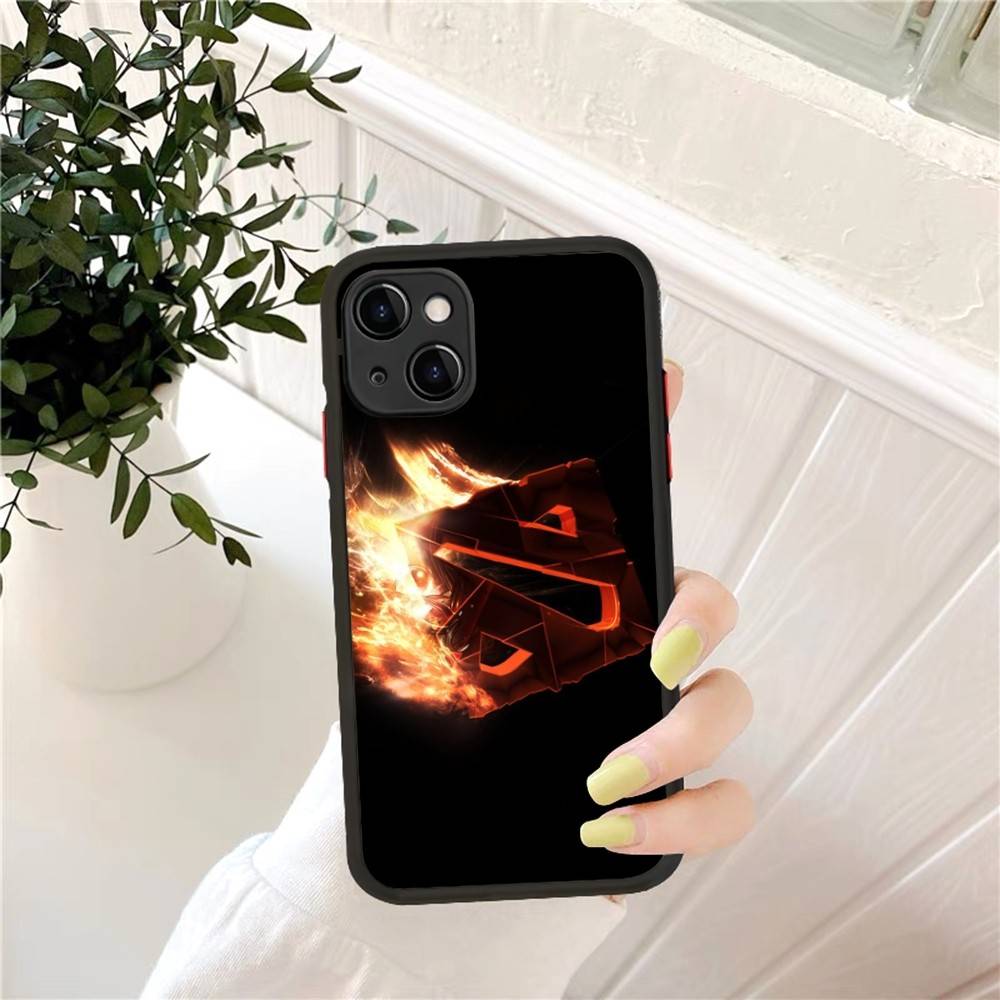 Game D-Dota 2 For IPhone 15 16 Pro Max 11 12 13 14 XS XR X Plus 16E Matte Translucent Phone Cover
