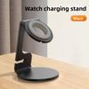 Compact Size Magnetic Smartwatch Charger Magnetic Design Charging Holder  Home Use